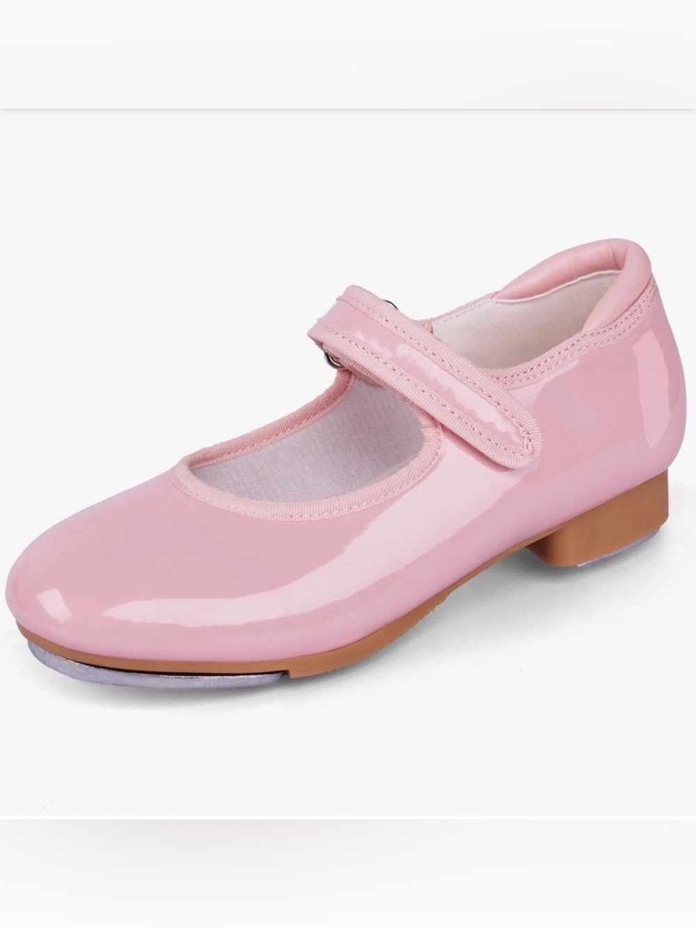 Linodes Classic Patent Mary Jane Kids Tap Shoe - Pink, 10C, NWT